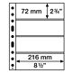 Grande Easy Kunststoffhüllen,  4 Taschen quer für Banknoten, klar, 50er Pack