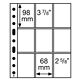 Grande Easy Kunststoffhüllen mit 9 Taschen für Sammelkarten, PP, klar, 50er Pack