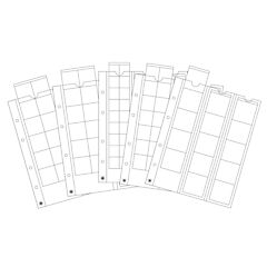 Optima Münzhüllen, 5er Pack